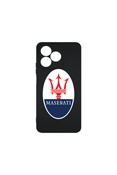 bestcase Husă premium din silicon pentru Xiaomi Redmi 13, logo Maserati, PB 1768