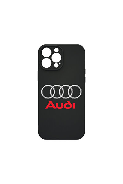 bestcase Husă premium din silicon pentru Apple iPhone 12 Pro Max, logo Audi, ...