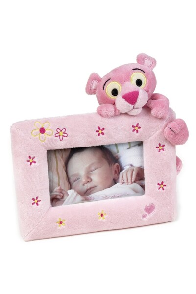 OEM Jucarie de plus Rama foto Pantera Roz 20x14 cm