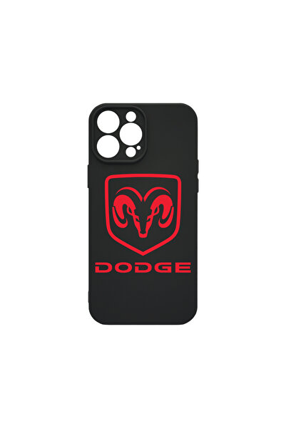 bestcase Husă premium din silicon pentru Apple iPhone 13 Pro, logo Dodge, PB ...