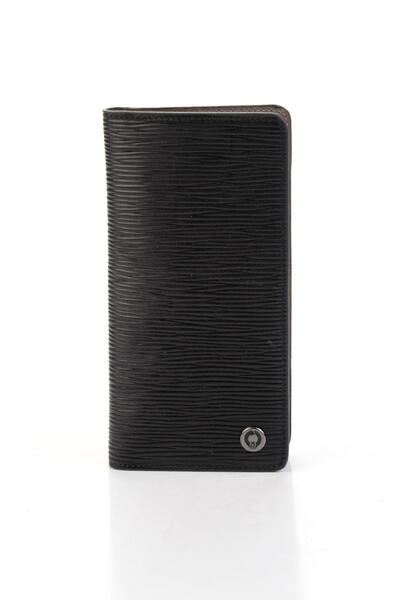 Bambi Siyah Hakiki Deri Erkek Cüzdan A08657105403