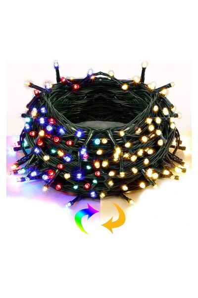 Impact Vision Instalatie de Craciun Liniara 2 in 1 Alb Cald si Multicolor , T...