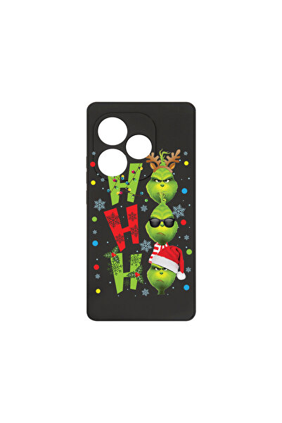 bestcase Husă premium din silicon pentru Realme GT 6, Grinch - Ho Ho Ho, PB 1602