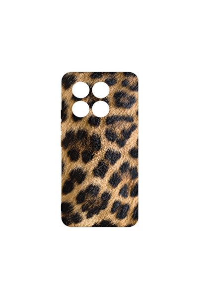bestcase Husă premium din silicon pentru Xiaomi 14 Pro, model leopard, PB 1442