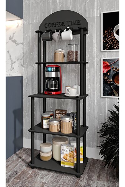 İnter Home Dekoratif Lungo Özel Kahve Köşesi SİYAH