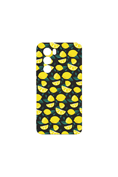 bestcase Премиум силиконов калъф за Oppo Reno12, лимонов мотив, PB 1436