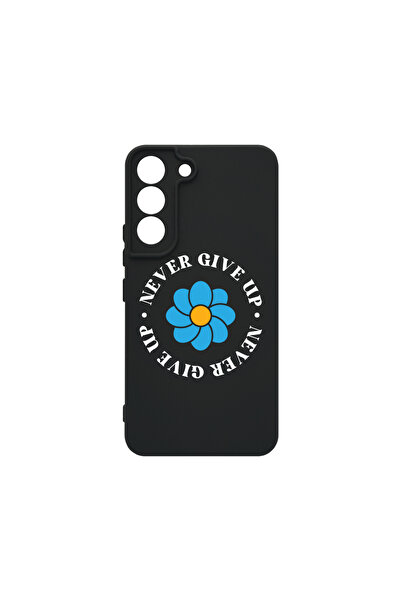 bestcase Husă premium din silicon pentru Samsung Galaxy S22, Never Give Up, P...
