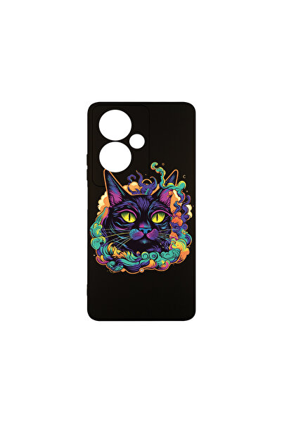 bestcase Carcasă premium din silicon pentru Oppo A79 5G, Dream Colors - Black...