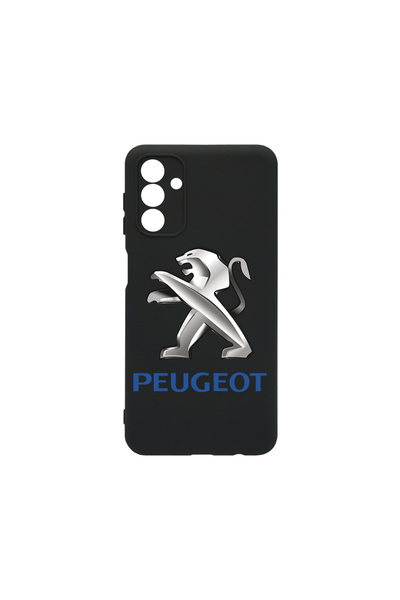 bestcase Carcasă premium din silicon pentru Samsung Galaxy A34 5G, logo Peuge...