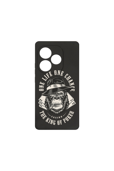 bestcase Carcasă premium din silicon pentru Realme GT 6, King Mafia Monkey, P...