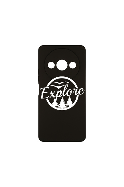 bestcase Husă premium din silicon pentru Xiaomi Redmi A3, Hai să explorăm, PB...