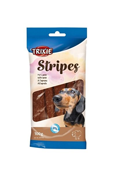 Trixie Stripes with Lamb Dog Treats 100G