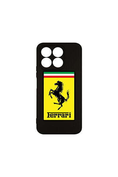 bestcase Carcasă premium din silicon pentru Honor X8B, logo Ferrari, PB 1773