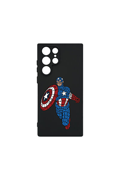 bestcase Carcasă premium din silicon pentru Samsung Galaxy S22 Ultra, Calligr...