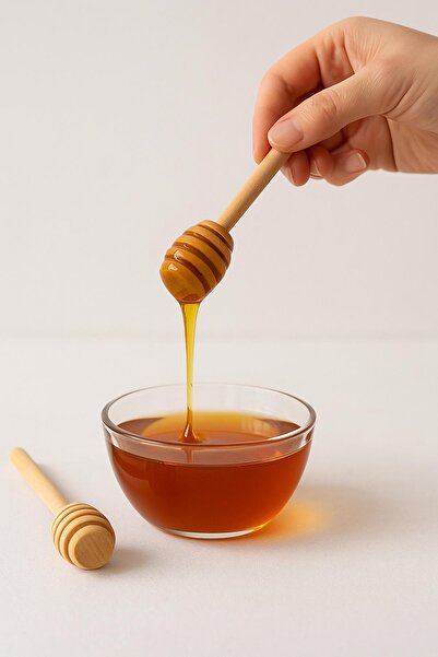 EWs Wooden Honey Spoon Set of 2 16.5 cm