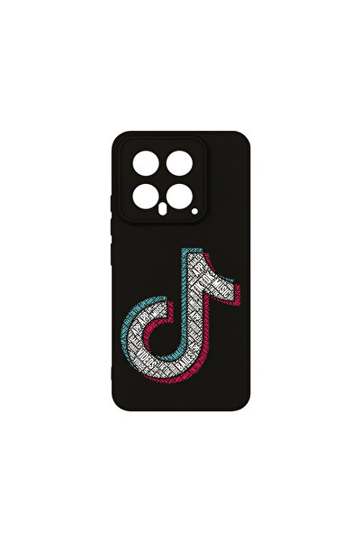 bestcase Husă premium din silicon pentru Xiaomi 14, Calligraphy TikTok, PB 1545