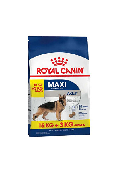 Royal Canin Size Health Nutrition Maxi Adult 15+3kg Promo Bag