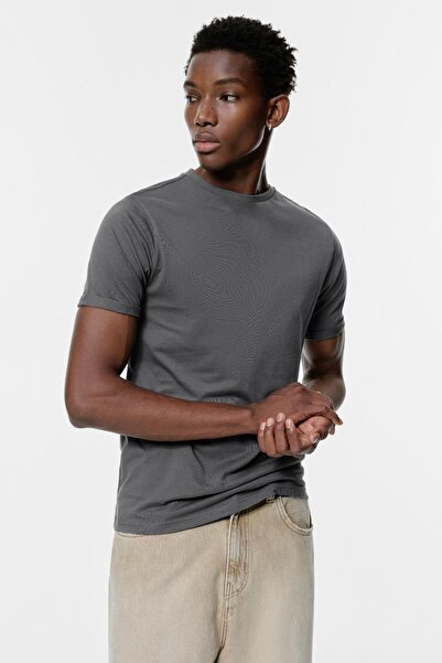 Pull & Bear Basic muscle fit t-shirt