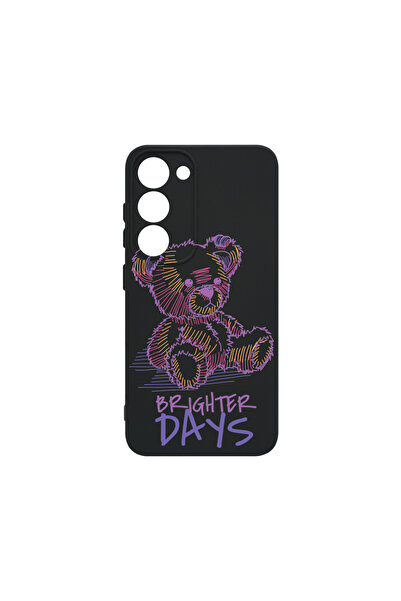 bestcase Husă premium din silicon pentru Samsung Galaxy S23, Teddy Bear Brigh...