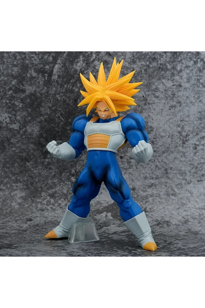 BANDAI No box In Stock 25cm Anime Dragon Ball Z Super Trunks Action Figure PVC Super Saiyan Gotenk Figures