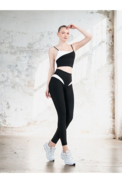 Joana Black Fitness Leggings Aiverie