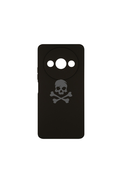 bestcase Θήκη σιλικόνης Premium για Xiaomi Redmi A3, Skull, PB 1473