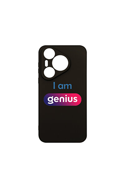 bestcase Husă premium din silicon pentru Huawei Pura 70 Pro, I'm Genius, PB 1703