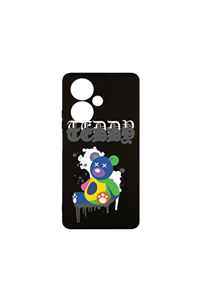 bestcase Husă premium din silicon pentru Oppo A79 5G, culori pastelate Teddy ...