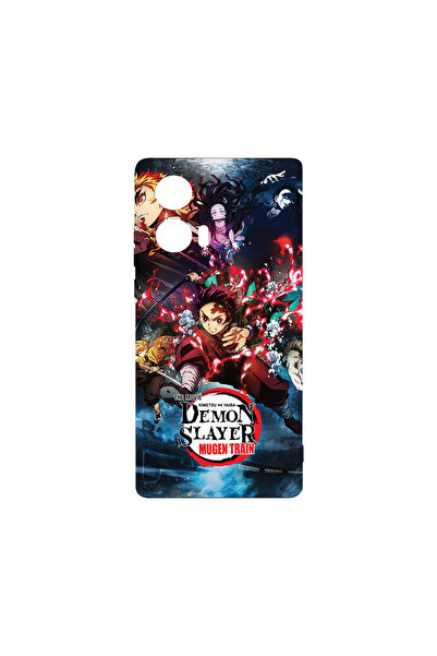 bestcase Husă premium din silicon pentru Motorola Moto G04, Demon Slayer, PB ...