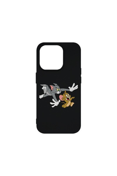 bestcase Силиконов калъф Premium за Apple iPhone 15 Pro, Tom and Jerry, PB 1657
