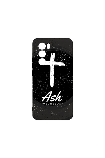 bestcase Premium Silicone Case For Oppo Reno12 Pro, Cross - ASH Wednesday, PB...