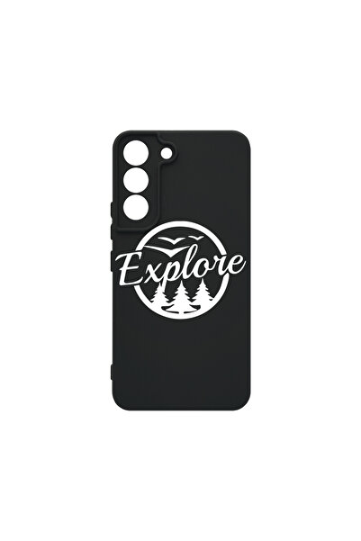 bestcase Husă premium din silicon pentru Samsung Galaxy S22, Let get Explore,...