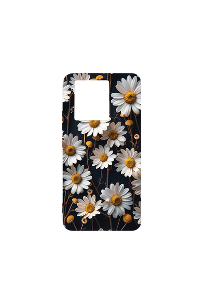 bestcase Husă premium din silicon pentru Xiaomi 13T / 13T Pro, model 3D Daisy...