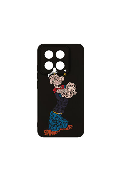bestcase Θήκη σιλικόνης Premium για Xiaomi 14, Καλλιγραφία Popey, PB 1527