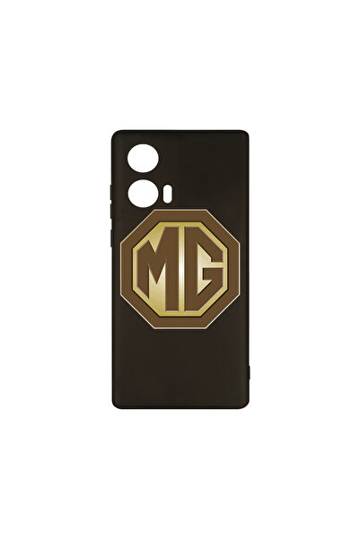 bestcase Husă premium din silicon pentru Motorola Edge 50 Fusion, logo MG, PB 1780