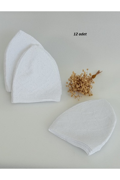 lifestyling Namaz Takkesi 12 Pieces (for Hajj, Umrah and as a Gift)