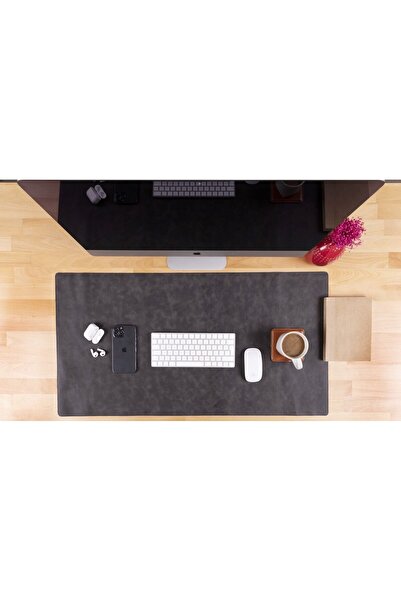 PLM Leather Table Mat 91*48cm Tn1 Gray