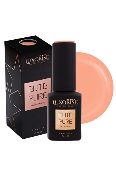 LUXORISE Semi-permanent nail polish Hema Free ELITE PURE- Blushing Quartz, 15ml