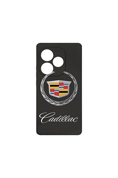 bestcase Husă premium din silicon pentru Realme GT 6, logo Cadillac, PB 1777