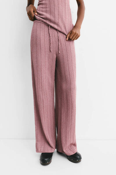Pull & Bear Striped crepe pants