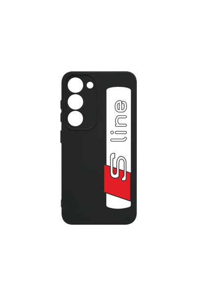 bestcase Husă premium din silicon pentru Samsung Galaxy S23, logo Audi S Line, PB 1757