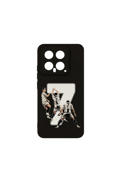 bestcase Husă premium din silicon pentru Xiaomi 14, Ronaldo, PB 1469