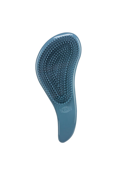 Trixie Soft Plastic Bristle Brush for Dogs & Cats Blue 19cm