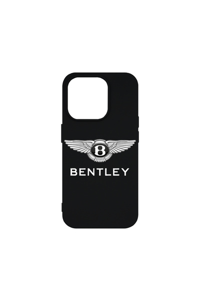 bestcase Θήκη σιλικόνης Premium για Apple iPhone 15 Pro, λογότυπο Bentley, PB...