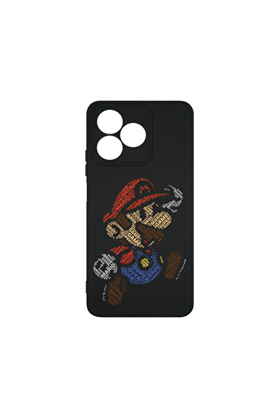 bestcase Carcasă premium din silicon pentru Xiaomi Redmi 13, Caligrafie Super...