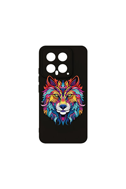 bestcase Husă premium din silicon pentru Xiaomi 14, Dream Colors - Wolf, PB 1580