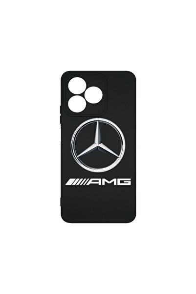 bestcase Θήκη σιλικόνης Premium για Xiaomi Redmi 13, Λογότυπο Mercedes-Benz A...
