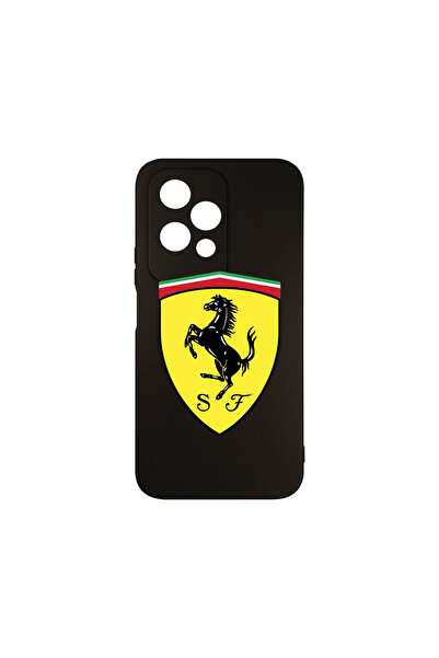 bestcase Carcasă premium din silicon pentru Honor 200 Lite 5G, logo Ferrari, ...