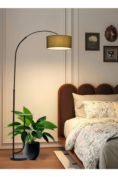 sharpdo Modern Floor Lamp with Shelf Adjustable Pure Natural Marble Elegant Floor Lighting