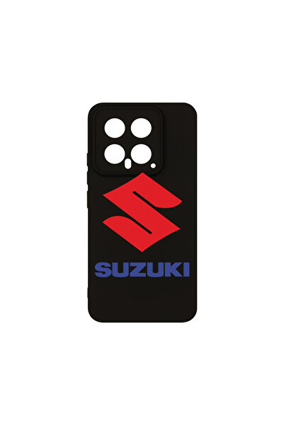 bestcase Husă premium din silicon pentru Xiaomi 14, logo Suzuki, PB 1712